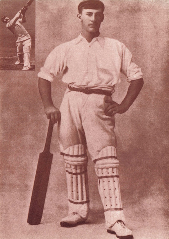 Albert Trott Australia Vs England 1899 Victorian Cricket Record Photo Postcard