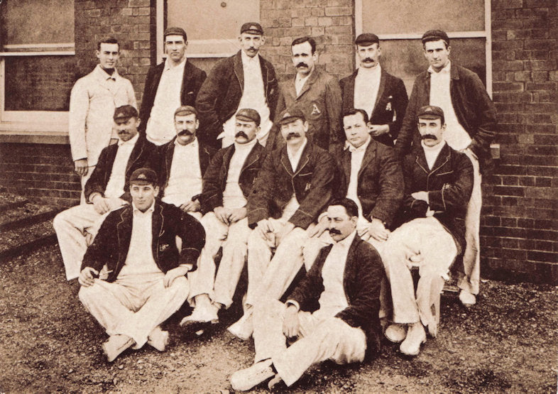 Australian Victorian 1899 International Cricket Team Rare Real Photo Postcard