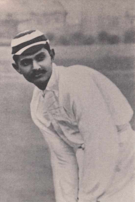 Kumar Shri Ranjitsinhji Old Indian Cricket Team Player Rare Real Photo Postcard