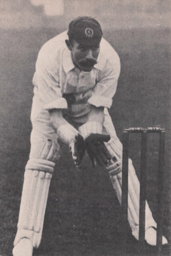 Jack Board Old Victorian Gloucester Cricket Team Player Real Photo Postcard