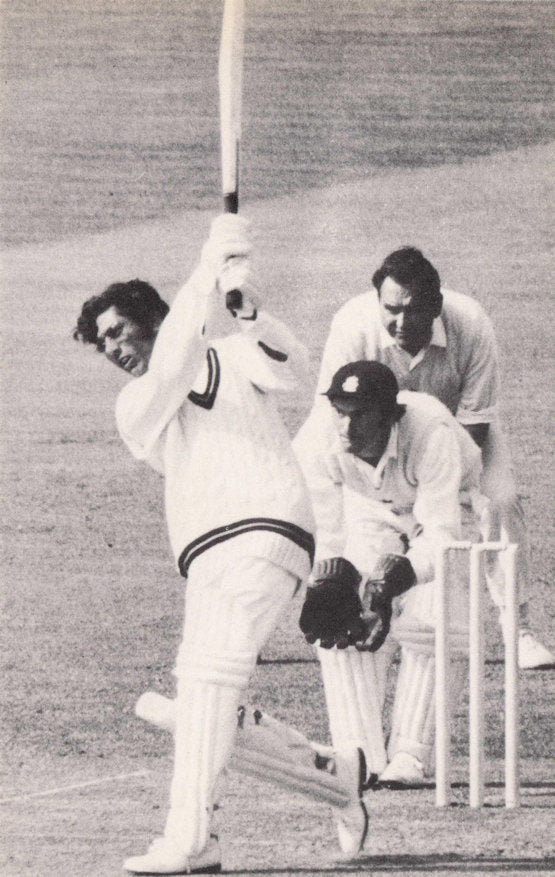 Zaheer Abbas Pakistan Cricket Rare Real History Photo Postcard