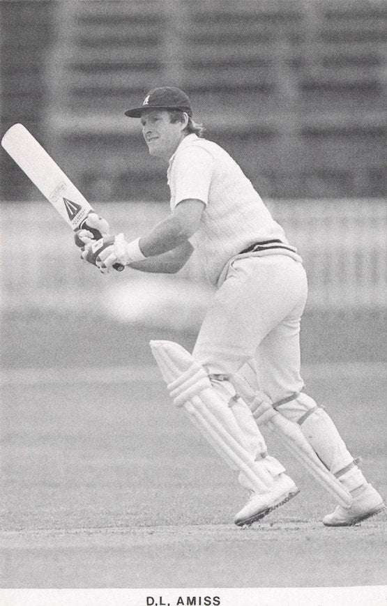 Dennis Amiss Warwickshire Team Cricket England International Photo Postcard