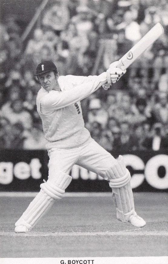 Geoff Boycott Yorkshire Cricket Club England International Photo Postcard