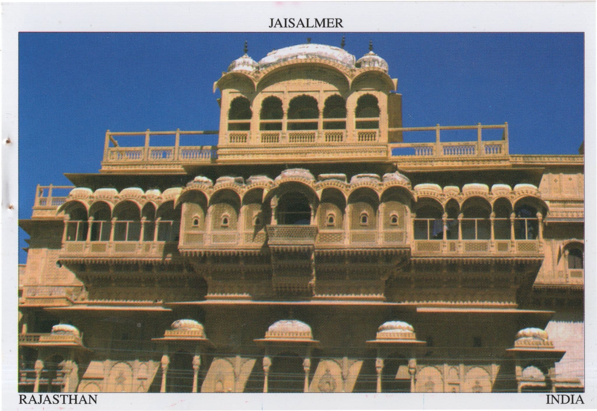 Jaisalmer India Postcard