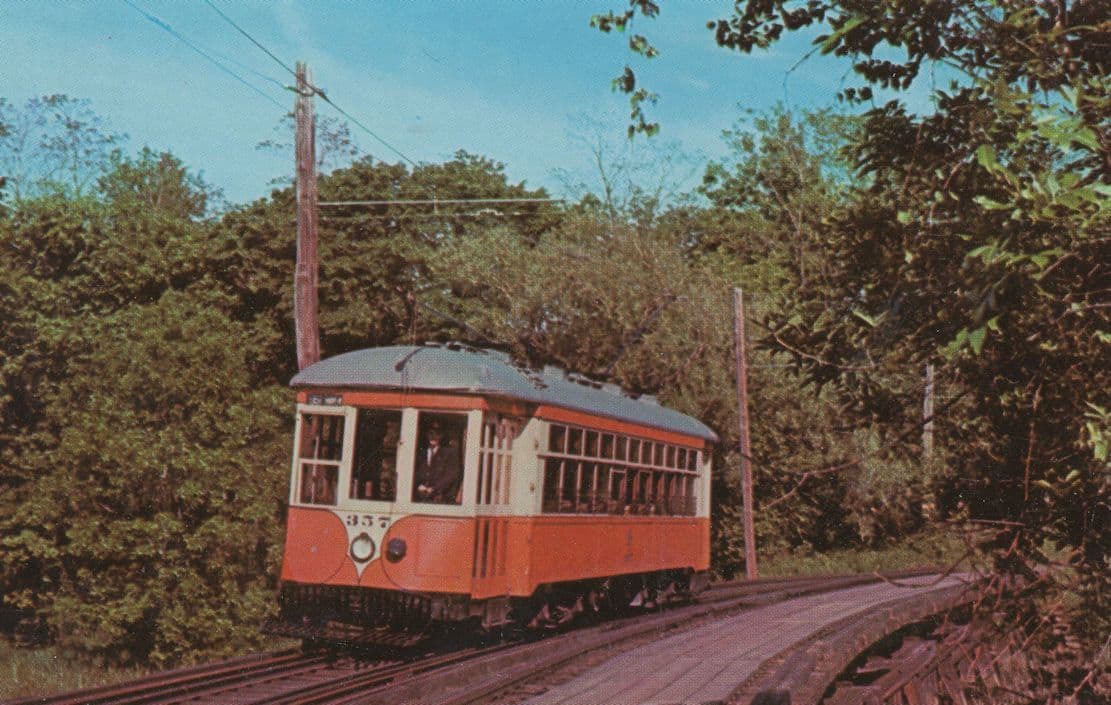 357 Branford Trolley Museum East Haven Connecticut Str Postcard