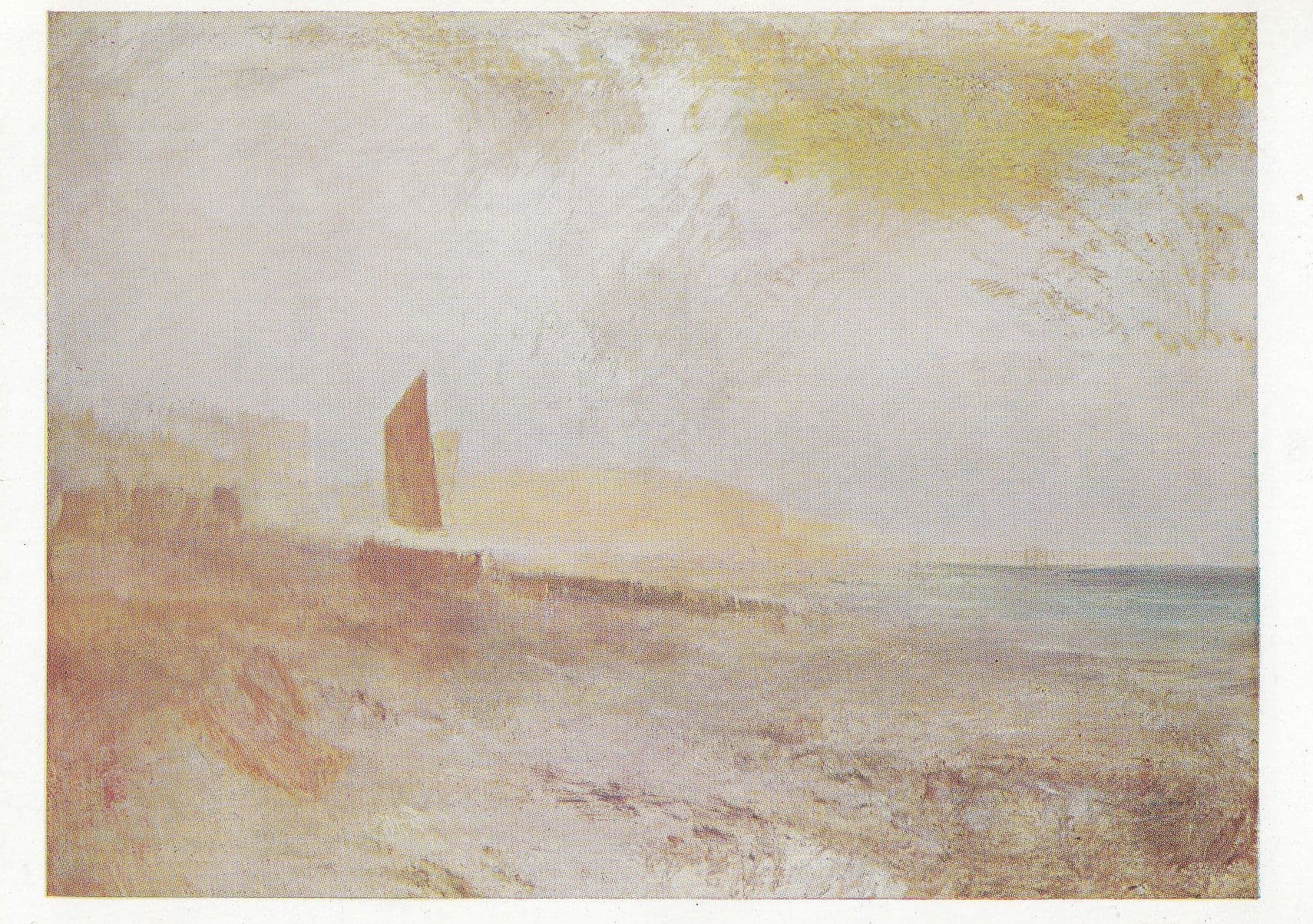 JMW Turner Hastings Tate Gallery Painting Postcard