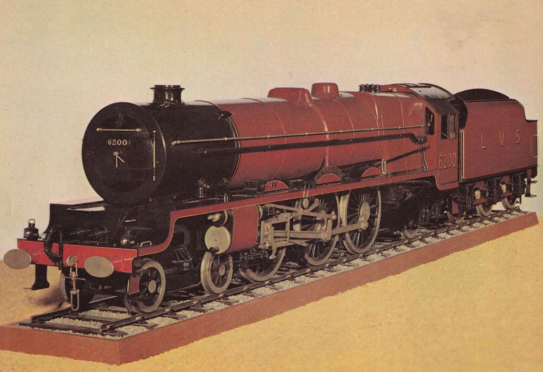 4-6-2 Pacific Princess Royal No. 6200 Sir William Stanie Train Postcard