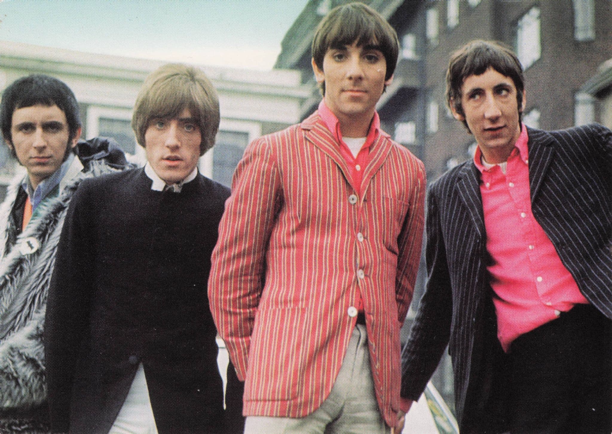 Keith Moon The Who in 1960s Vintage Rare Music Pyramid Photo Postcard