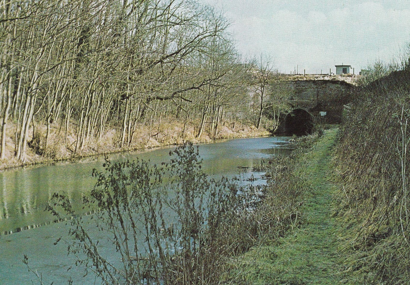 Kennet & Avon Canal Savernake Bruce Tunnel Boat Postcard