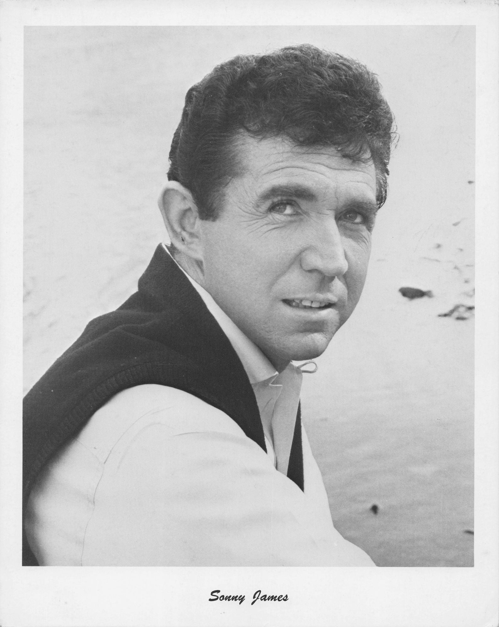 Sonny James Country Music Singer Vintage 10x8 Early Media Rare Publicity Photo