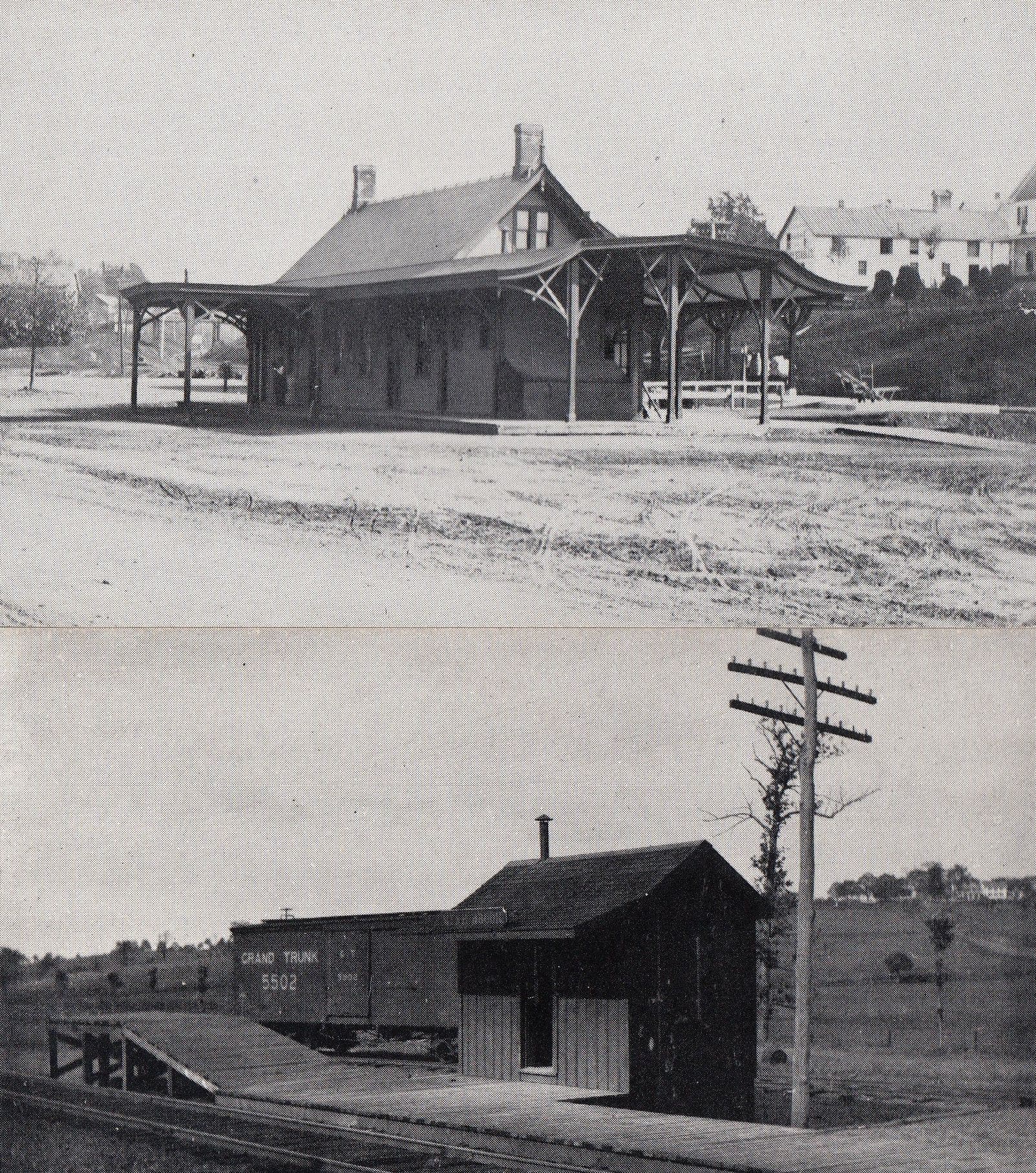 Lackawanna Rail Road Station Railway New Jersey in 1900 2x Postcard s