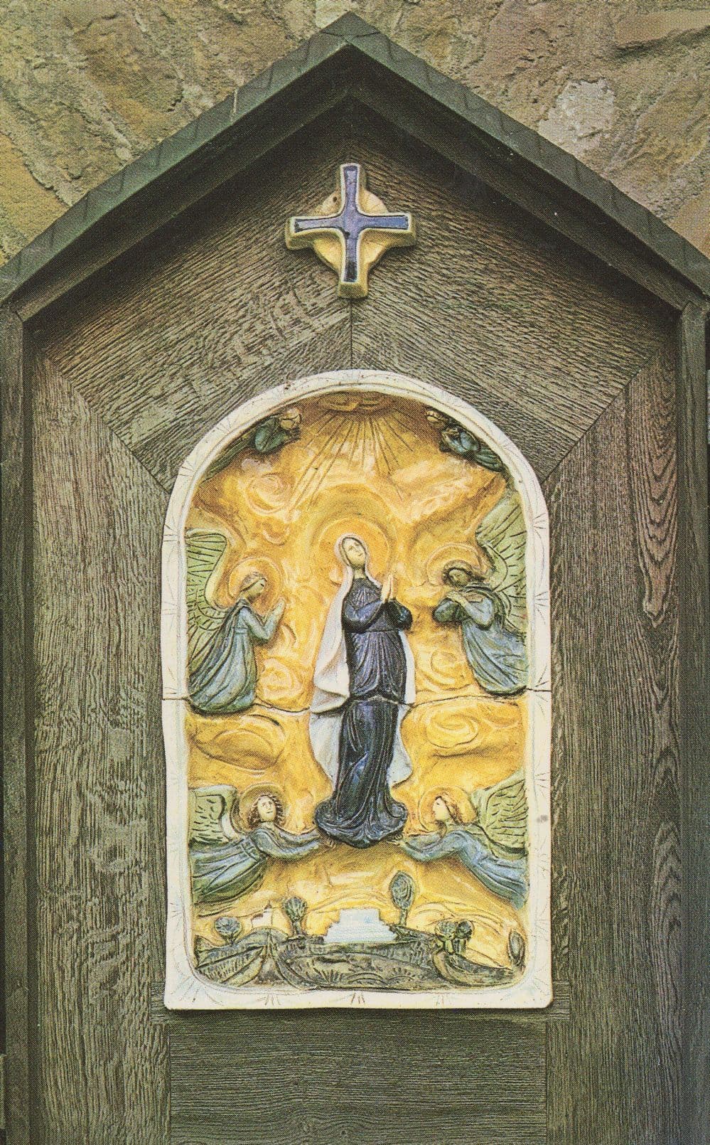 4th Nativity Mystery The Assumption Friars Aylesford Kent Postcard