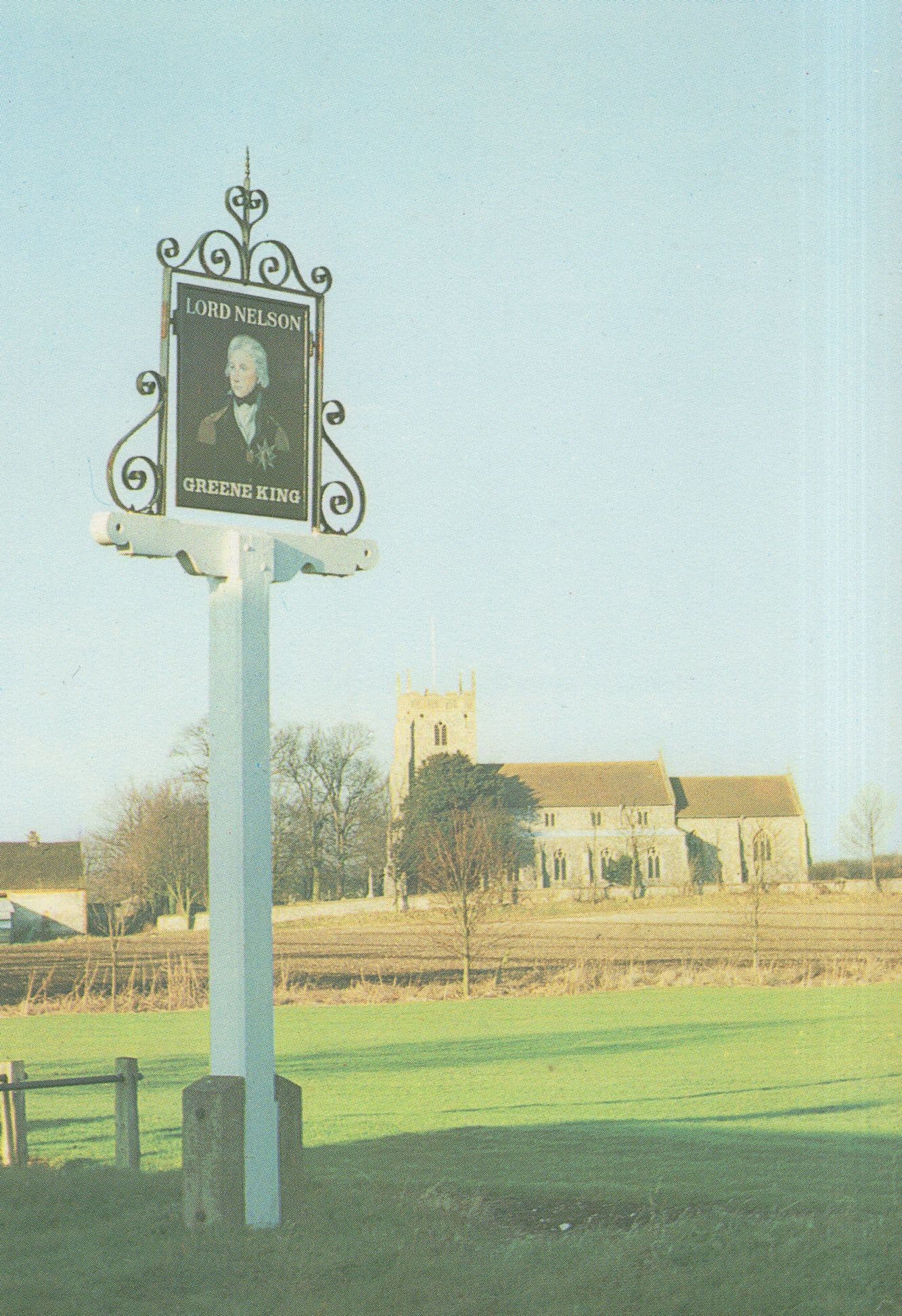 Lord Nelson Pub Burnham Thorpe Norfolk Postcard