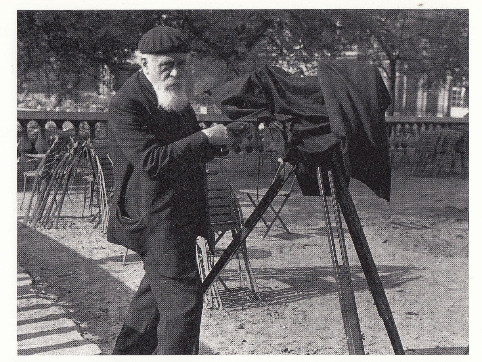 Luxembourg Old Antique Tripod Camera Photo Postcard