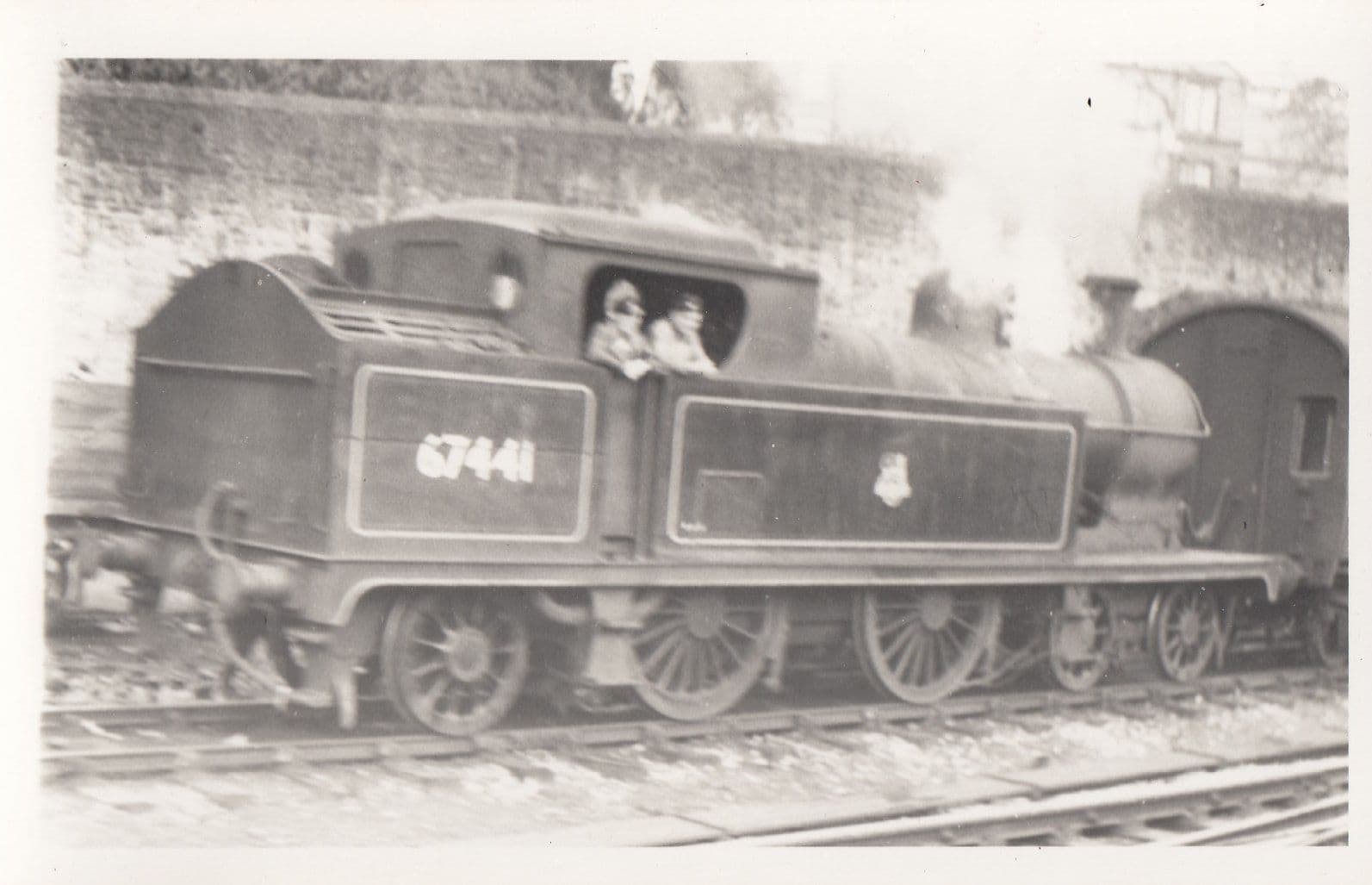 67441 Train At Northwick Station in 1953 Vintage Railway Photo