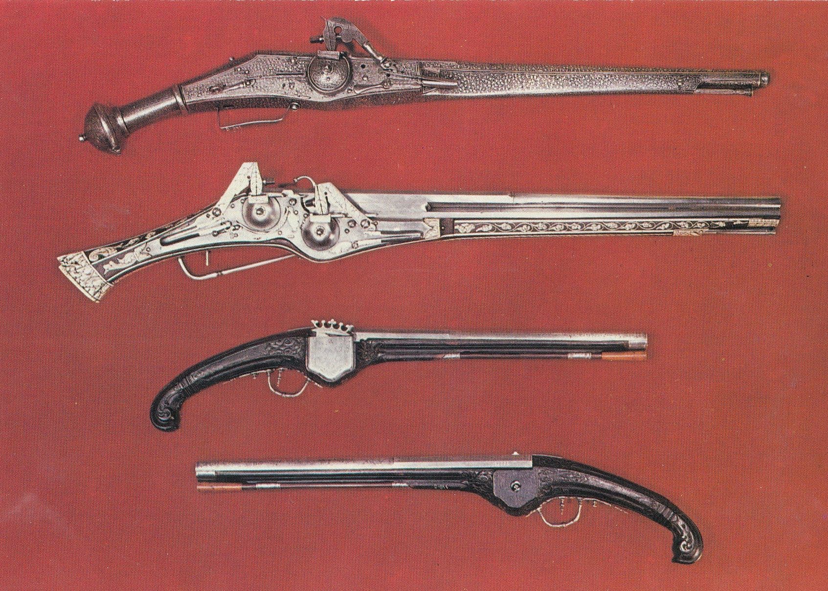 Nuremberg Bourgos Greek Mistr HH Augsburg Old German Military Gun Postcard