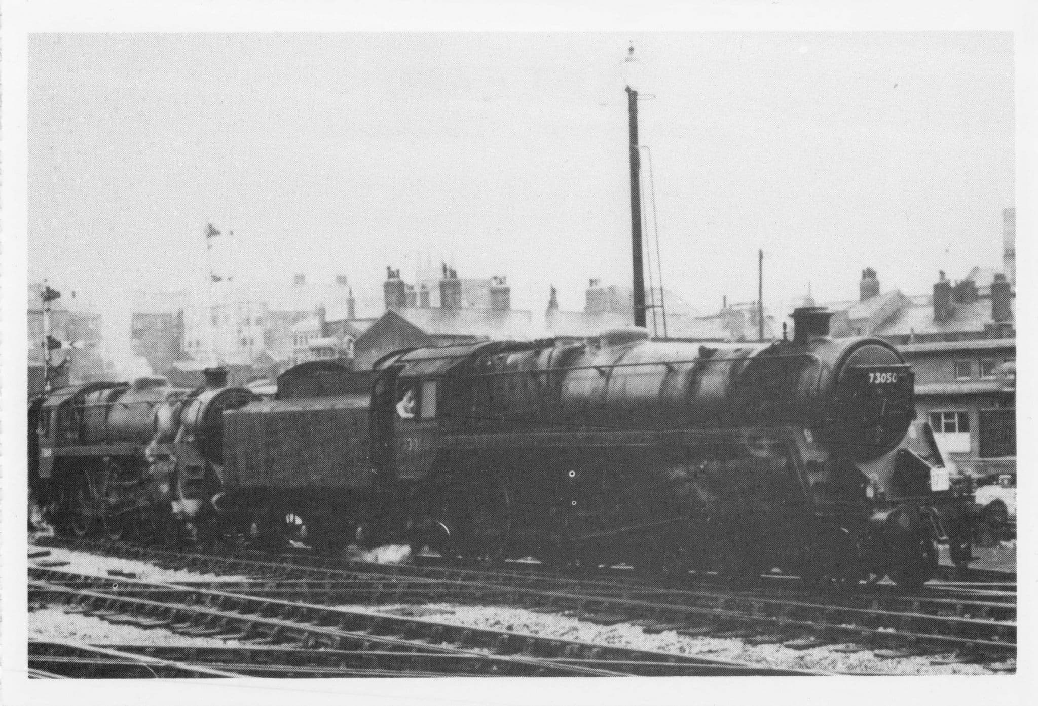 73050 & 73069 Trains at Bolton West Railway Corner Welsh Postcard