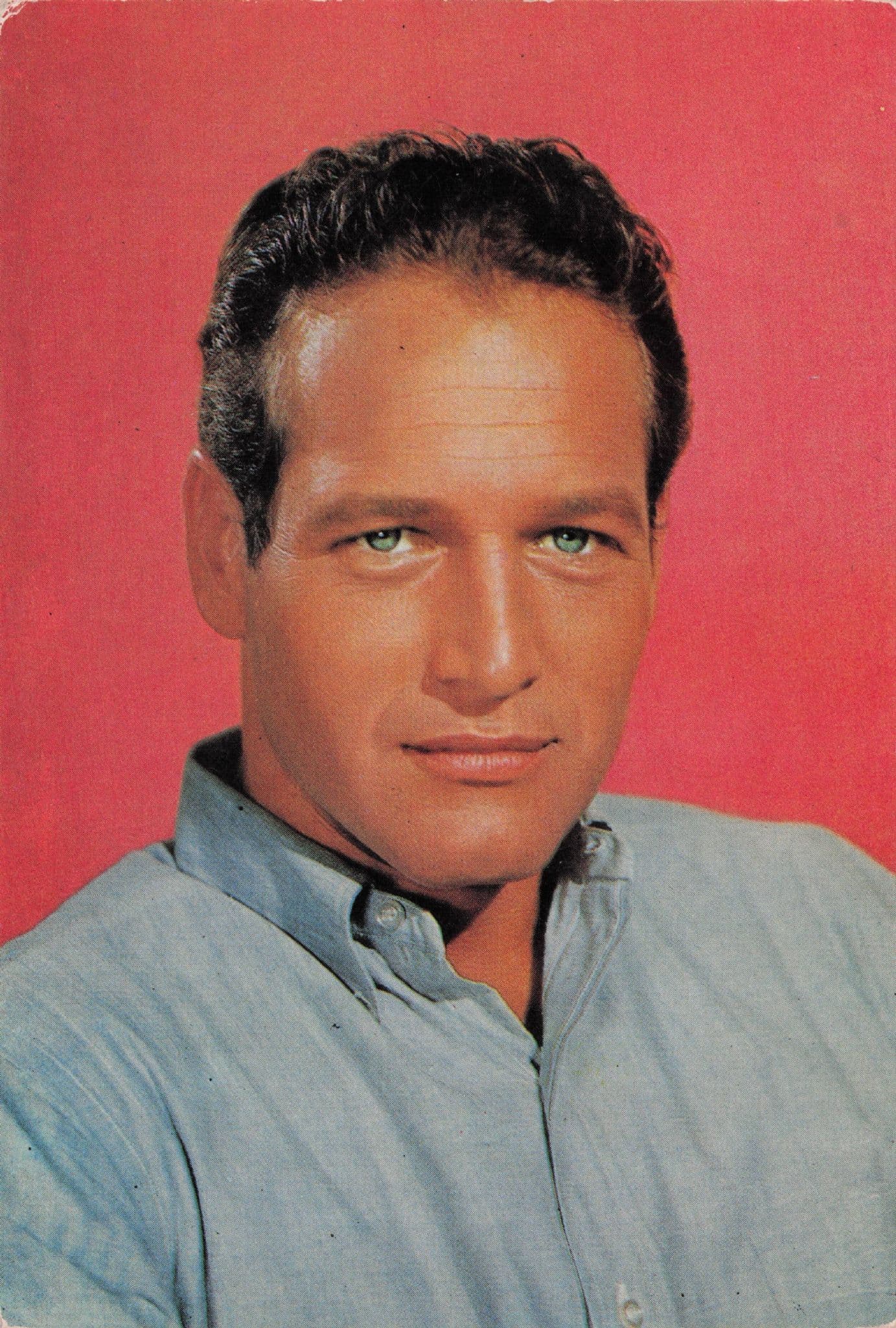 Paul Newman Vintage 1960s Rare Spanish Postcard
