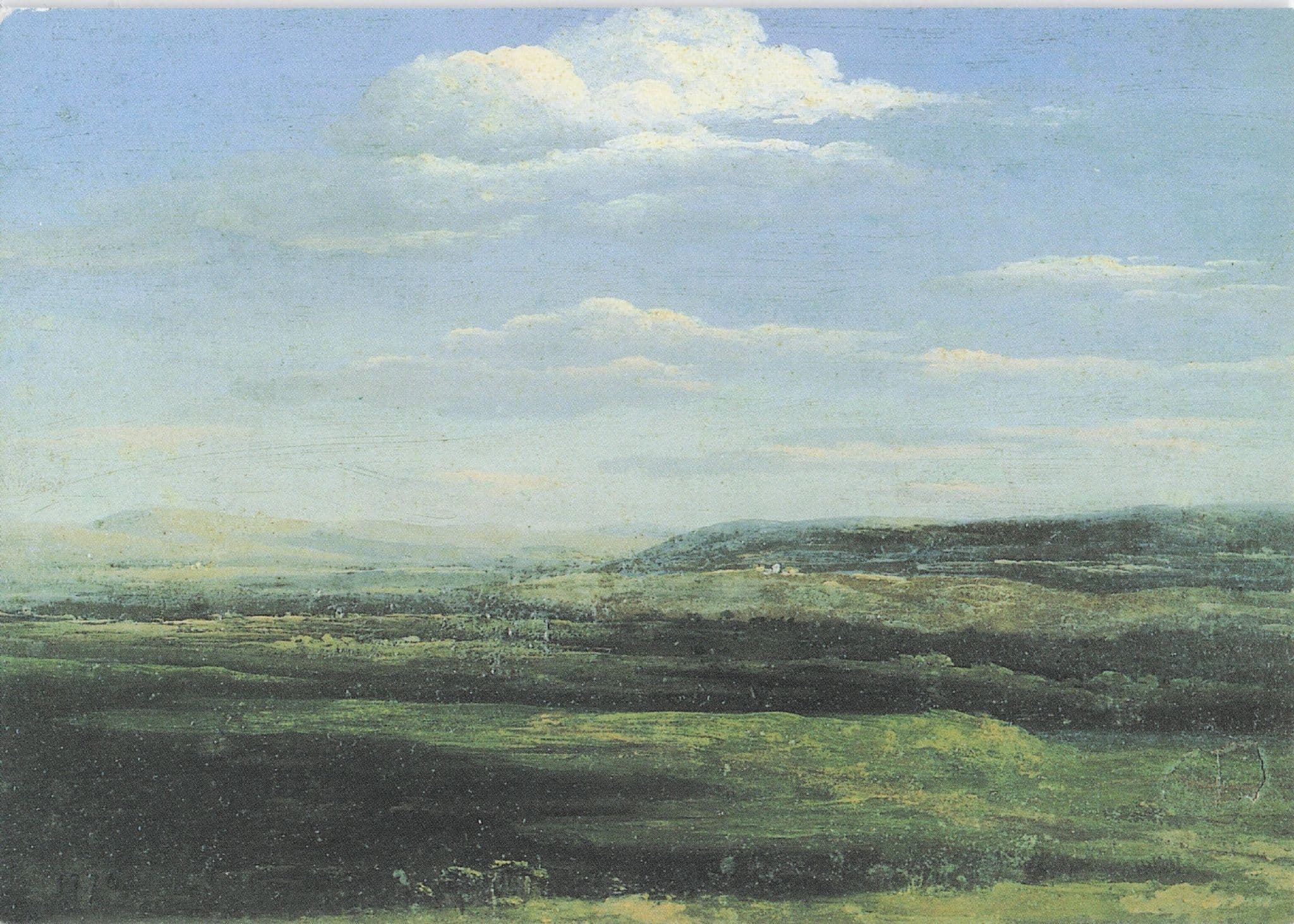 Pencerrig Stunning Painting Cardiff Welsh Gallery & Museum Postcard
