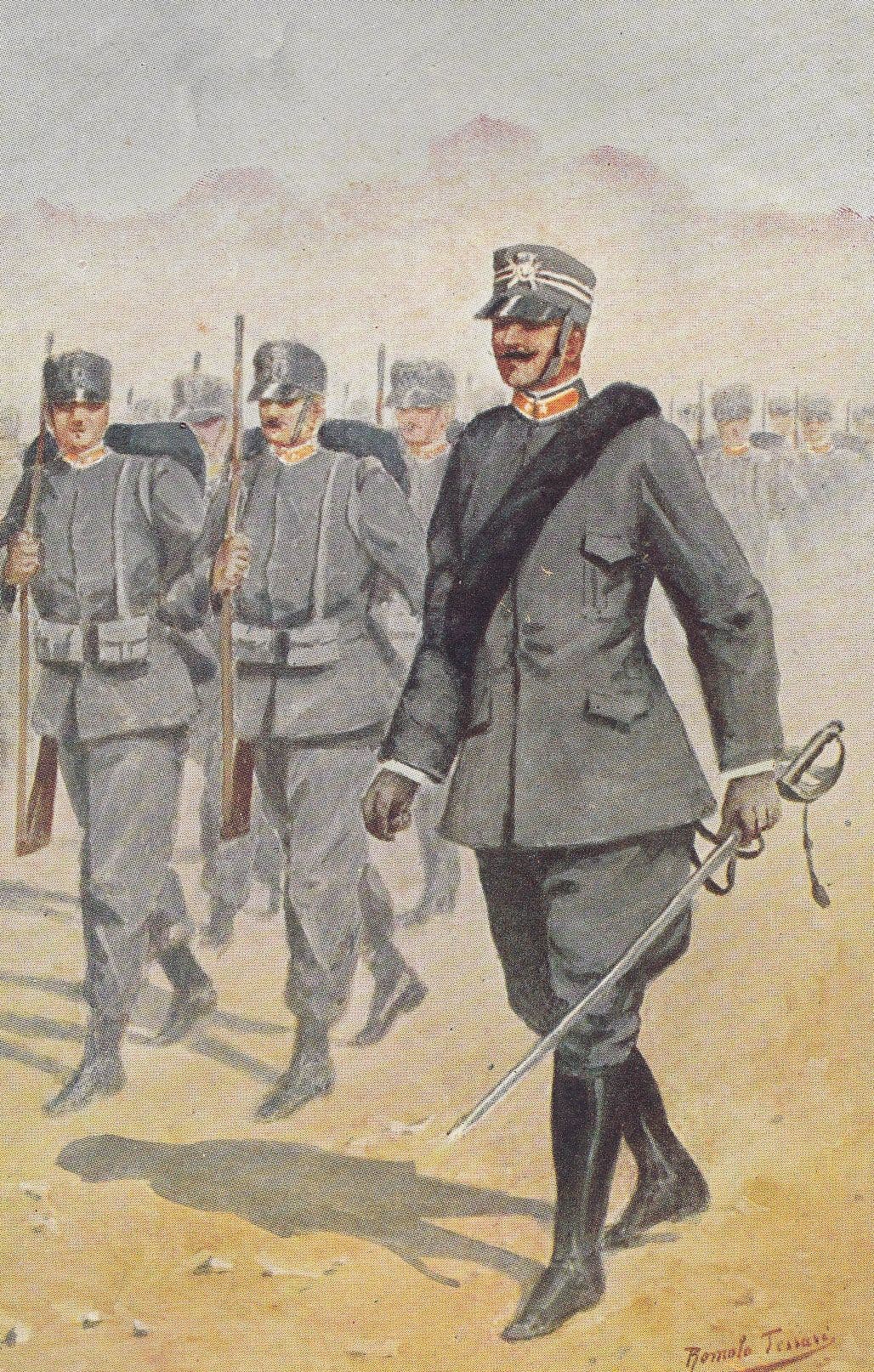 R Esercito Italy Royal Army Fanteria Military Uniform Postcard