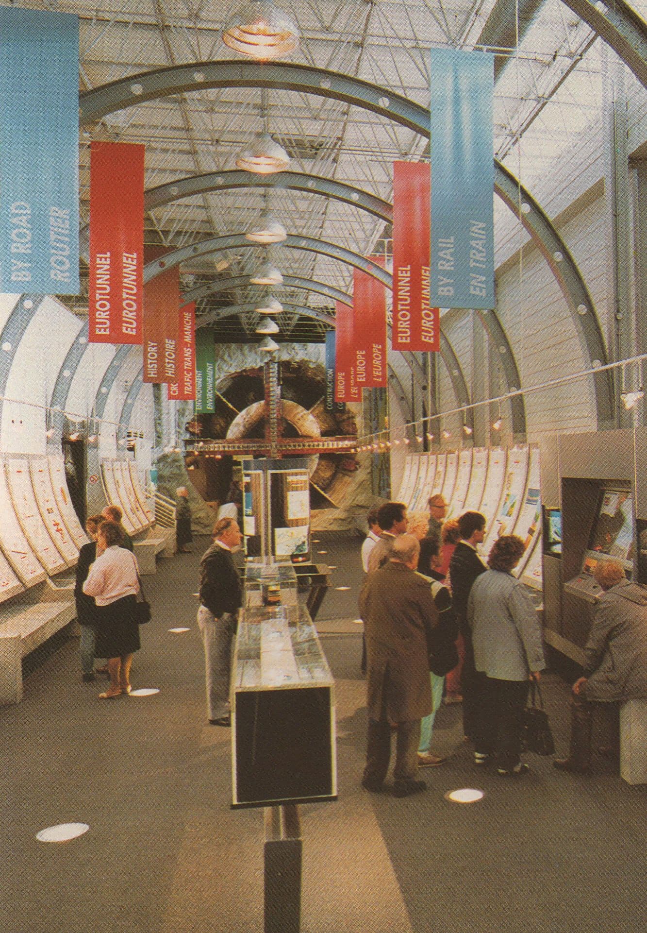 Euro Tunnel Exhibition Centre Future Gallery Kent Postcard