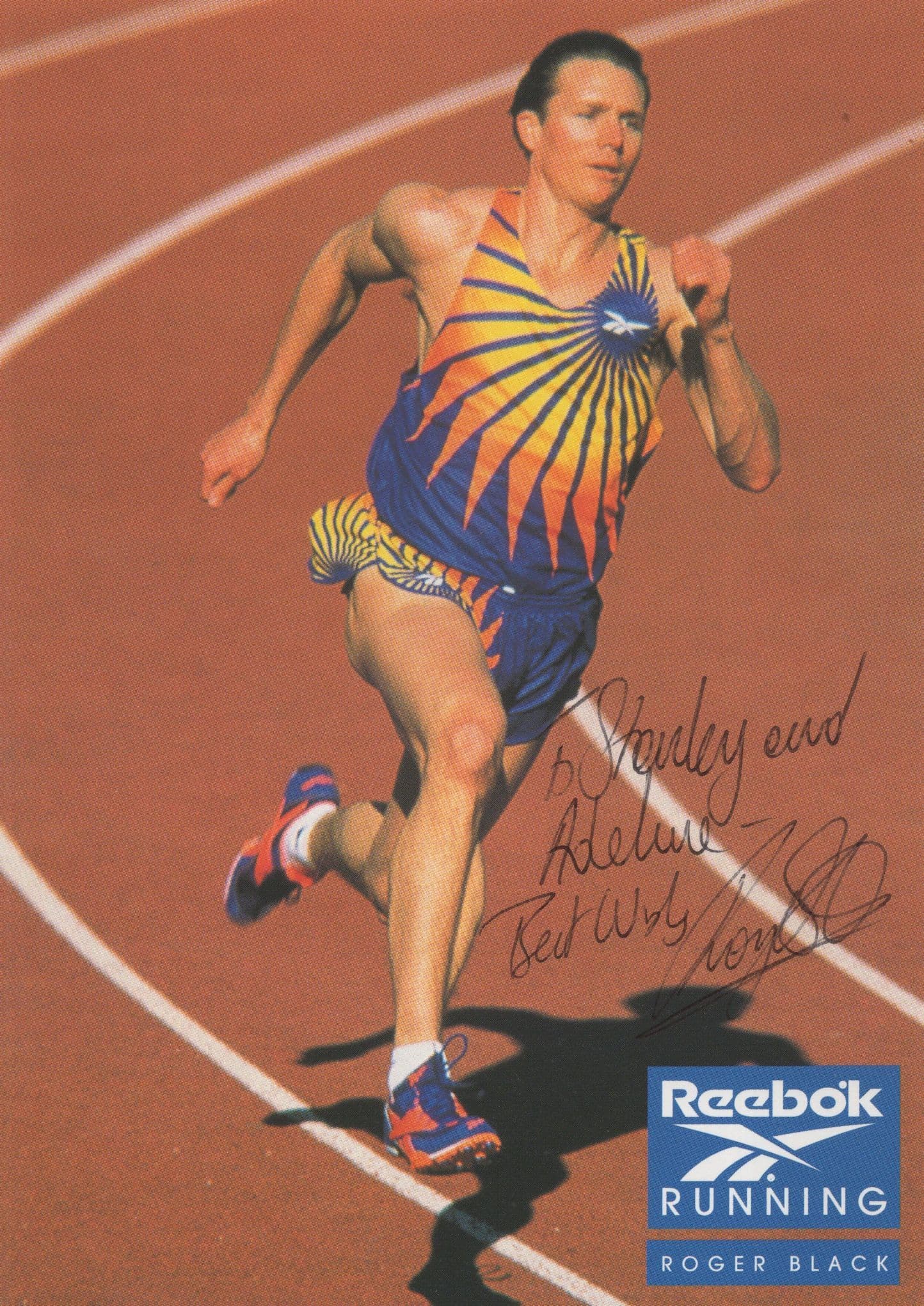 Roger Black Olympic Champion Hand Signed Photo