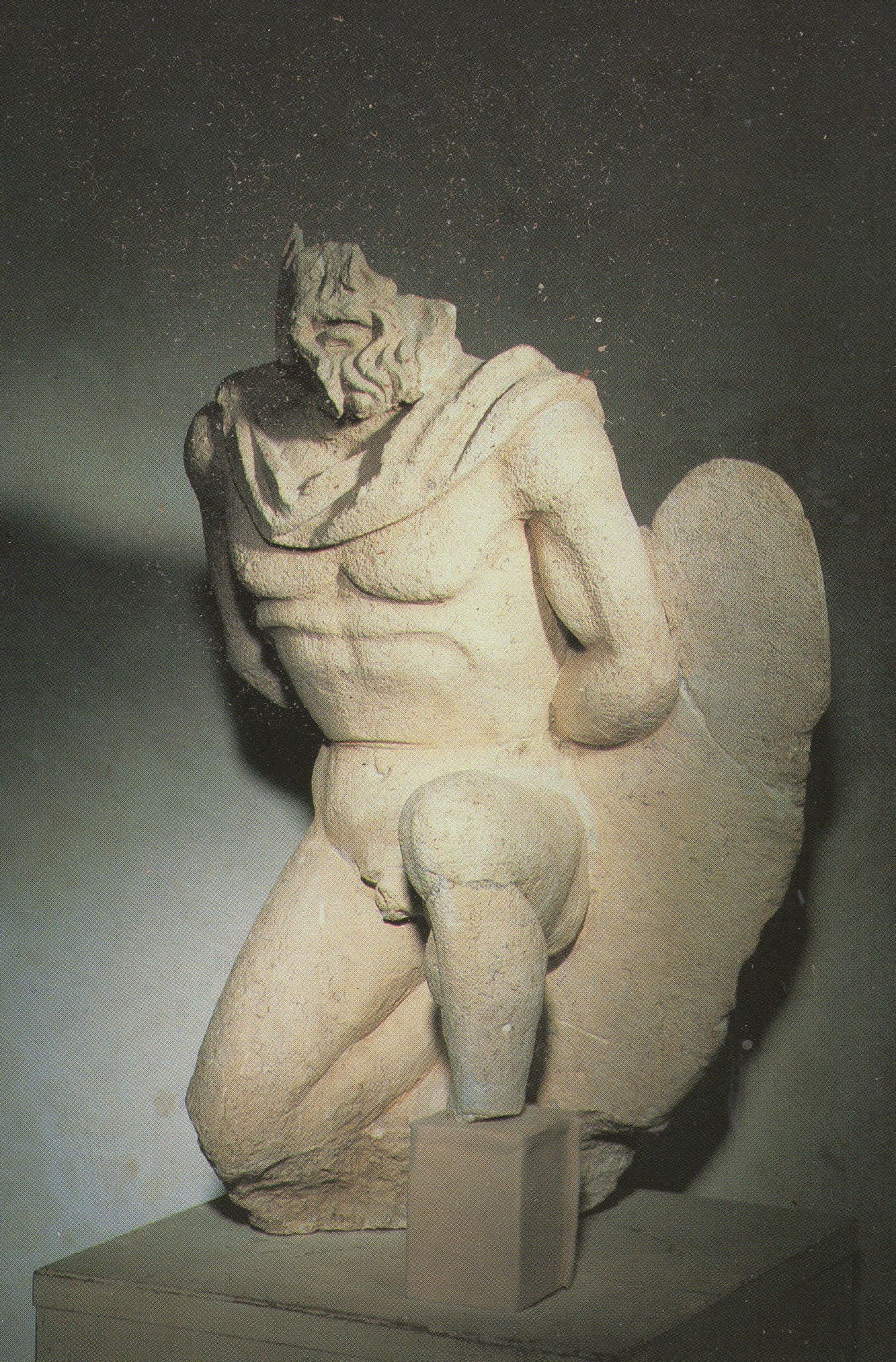 Roman Statue at Glanum Saint Remy De Provence Hotel De Sade Postcard