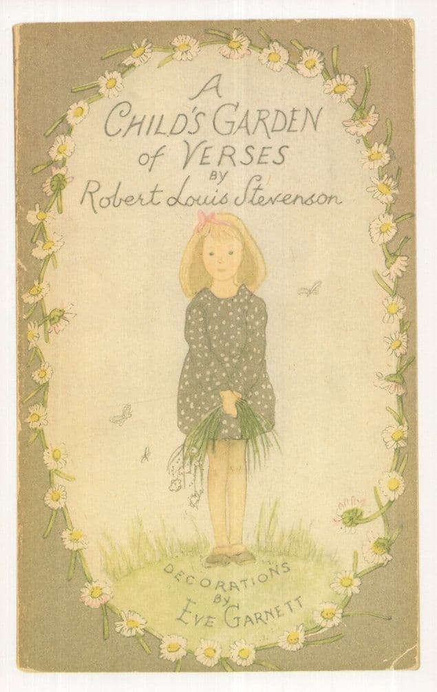 A Childs Garden Of Verses 1947 Puffin Book Postcard