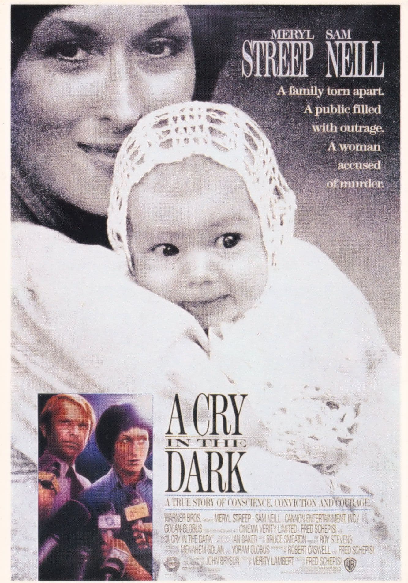A Cry In The Dark Meryl Street Cinema Poster Postcard