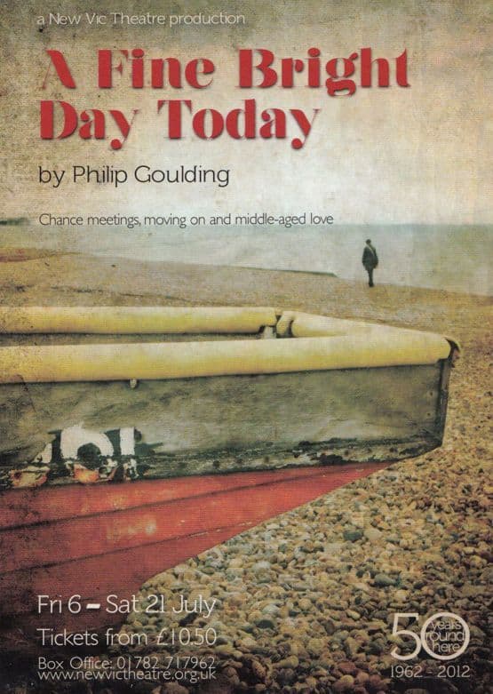 A Fine Bright Day Today Play New Vic Theatre Gala Poster Postcard Style Card