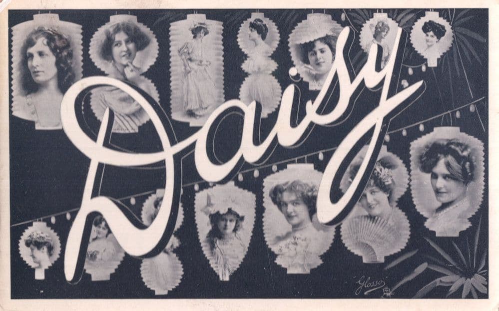 A Name Called Daisy Edwardian Actress Real Photo Postcard