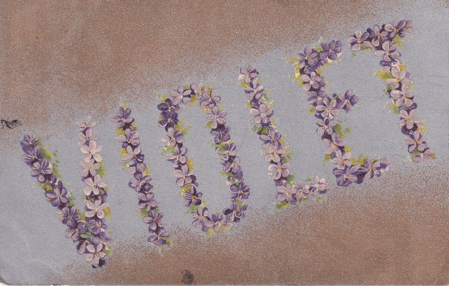 A Name Called Violet Old Postcard
