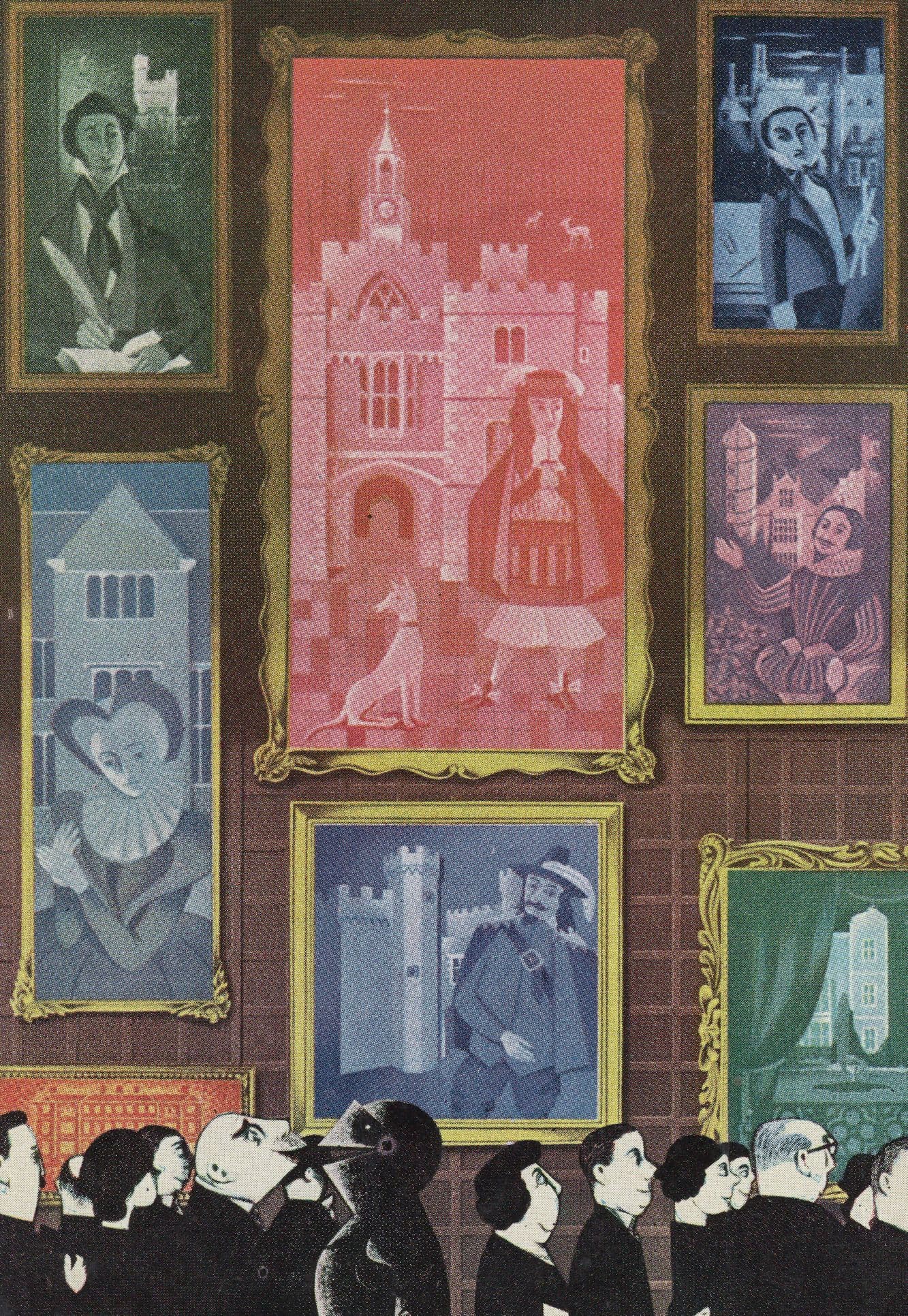 Country Homes John Bainbridge London Transport 1950s Poster Postcard