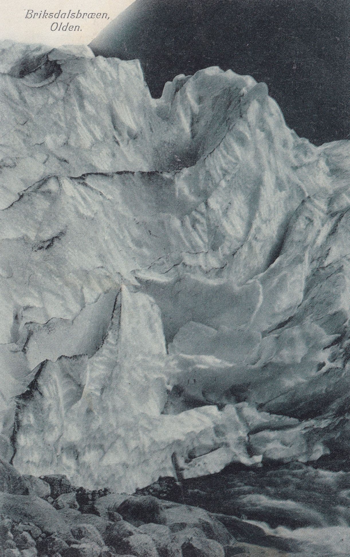 Briksdalsbreen Glacier Antique Norway Postcard