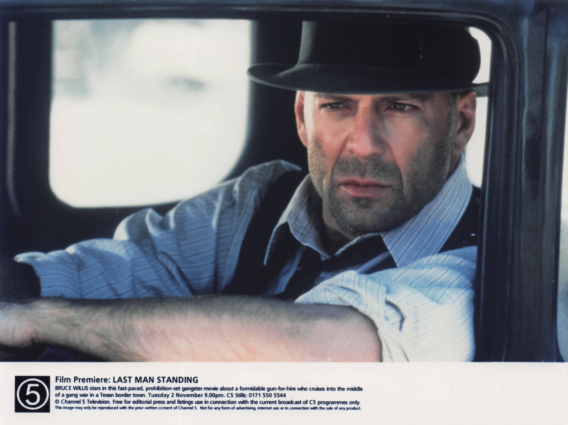 Last Man Standing Bruce Willis Channel 5 Film Premiere Press Publicity Still Photo