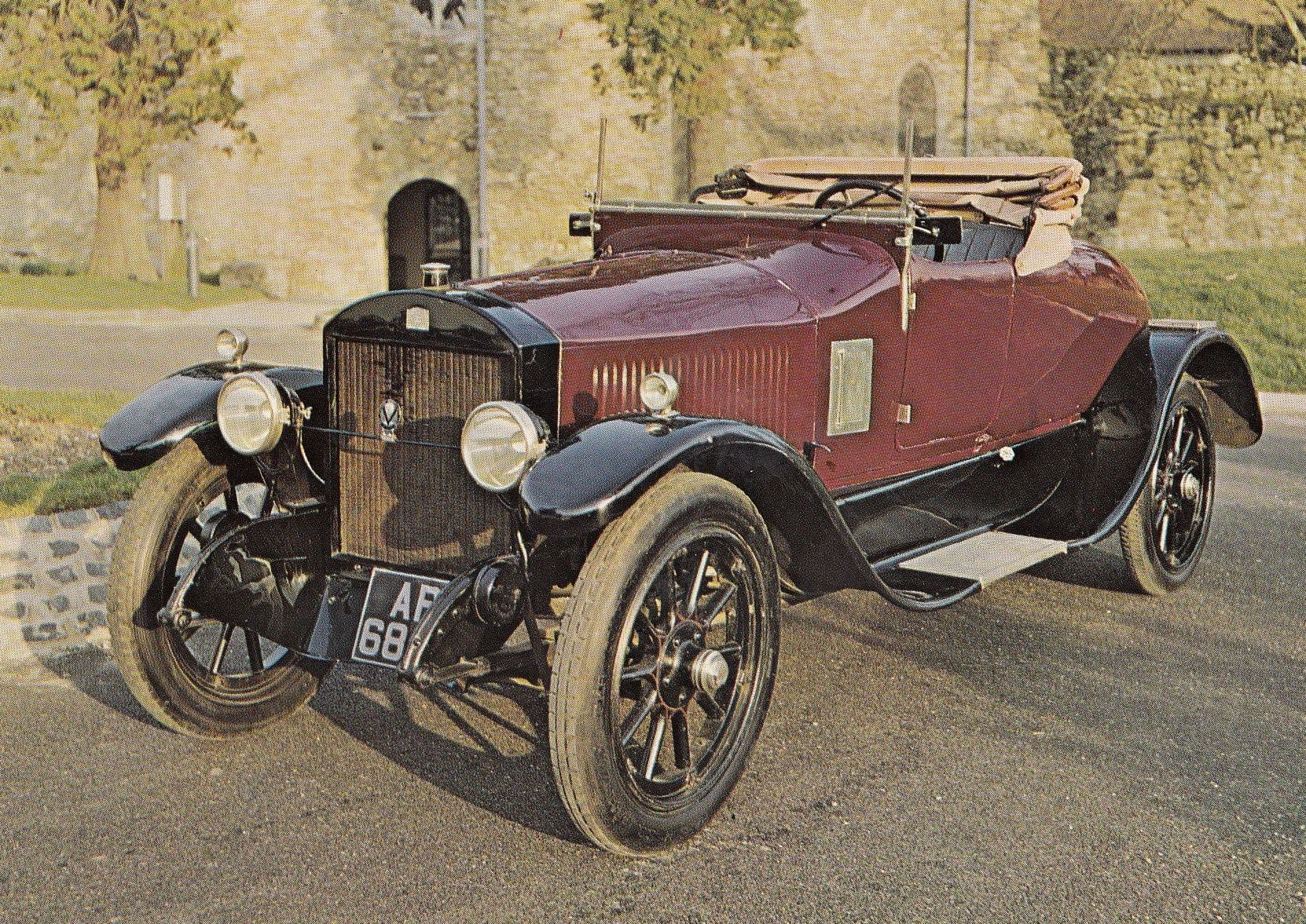 1920 Stanley 735A Classic Car Postcard