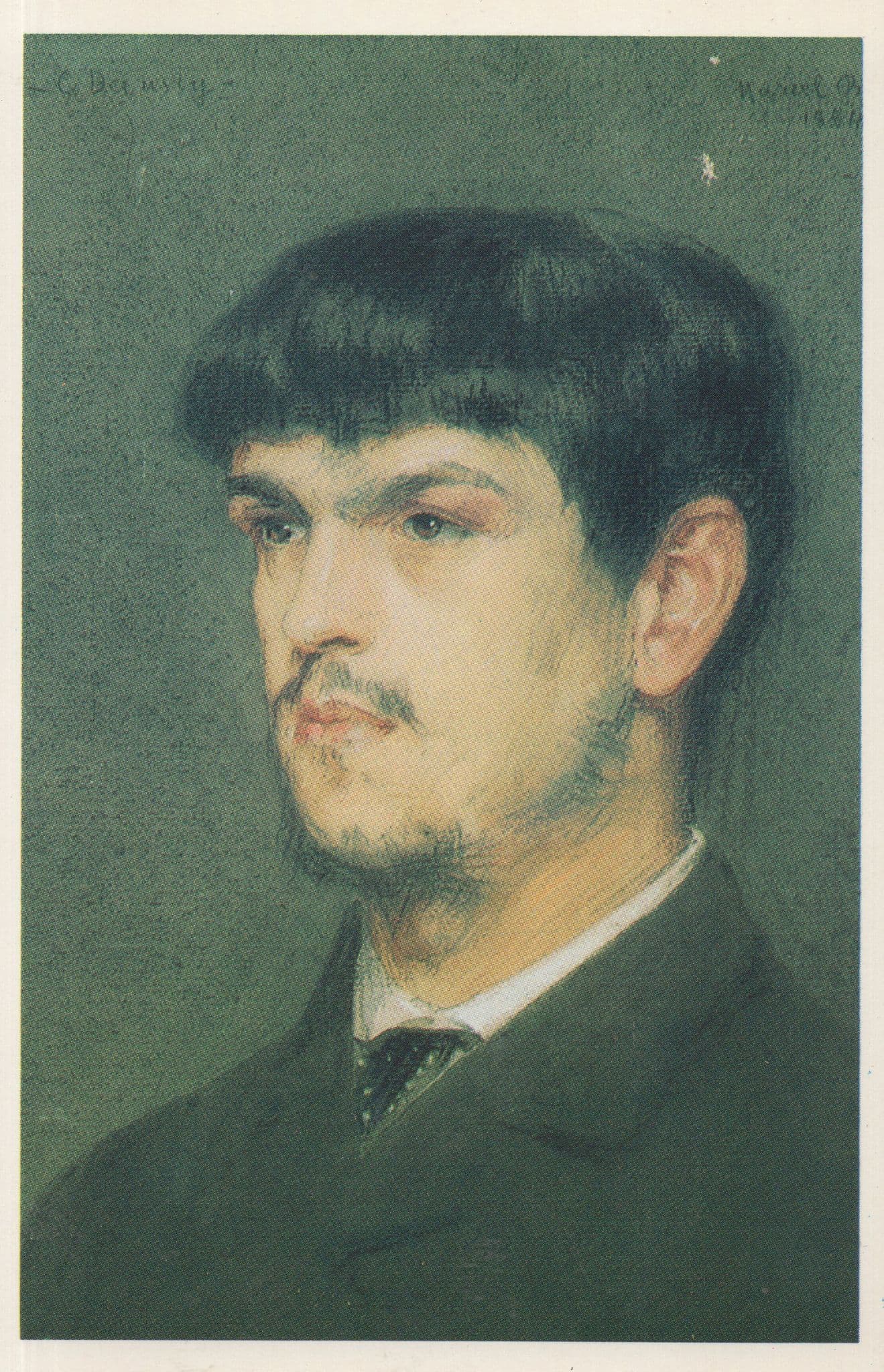 Debussy Classical Composer Rare French Museum Painting Postcard