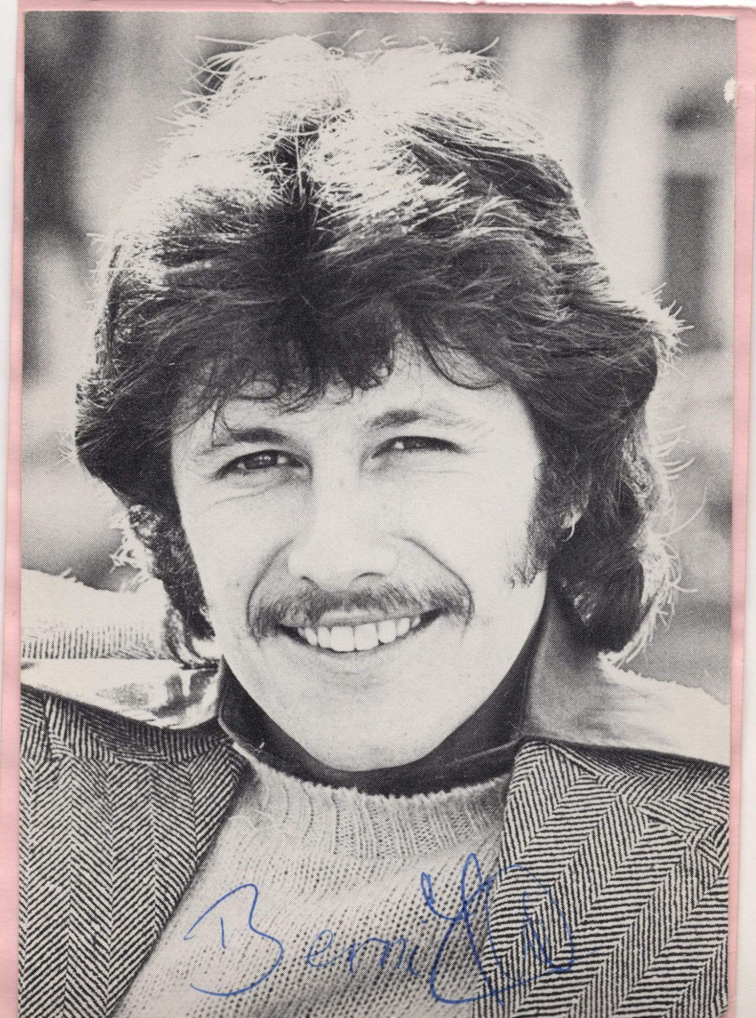 Berni Flint Opportunity Knocks Hand Signed Vintage Photo