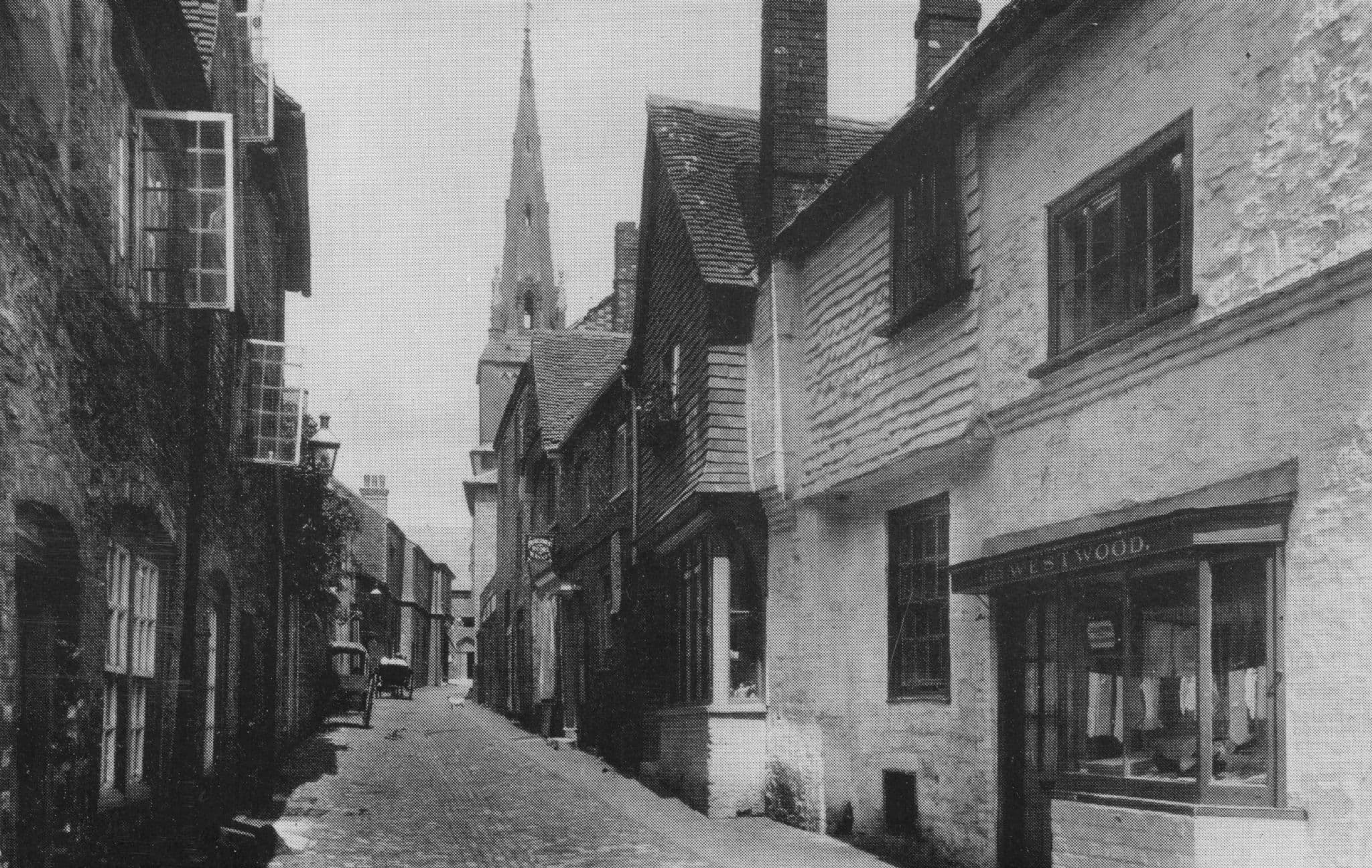 Dress Making Shop at Lombard Street Petworth Sussex Postcard