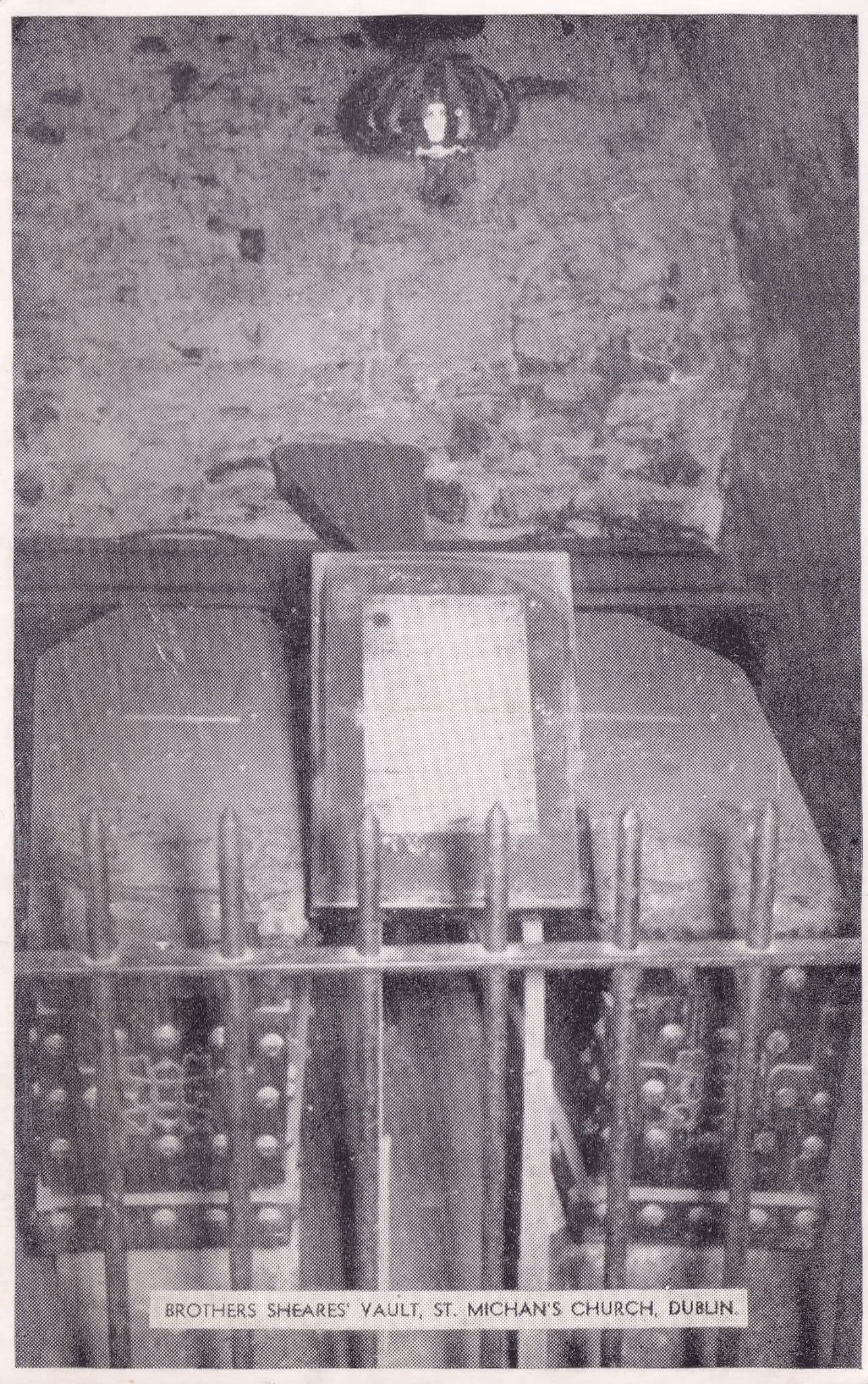 Brothers Sheares Vault St Michans Church Dublin Postcard