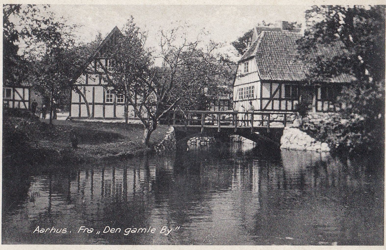 Aarhus Fra Den Gamie By Old Denmark Postcard