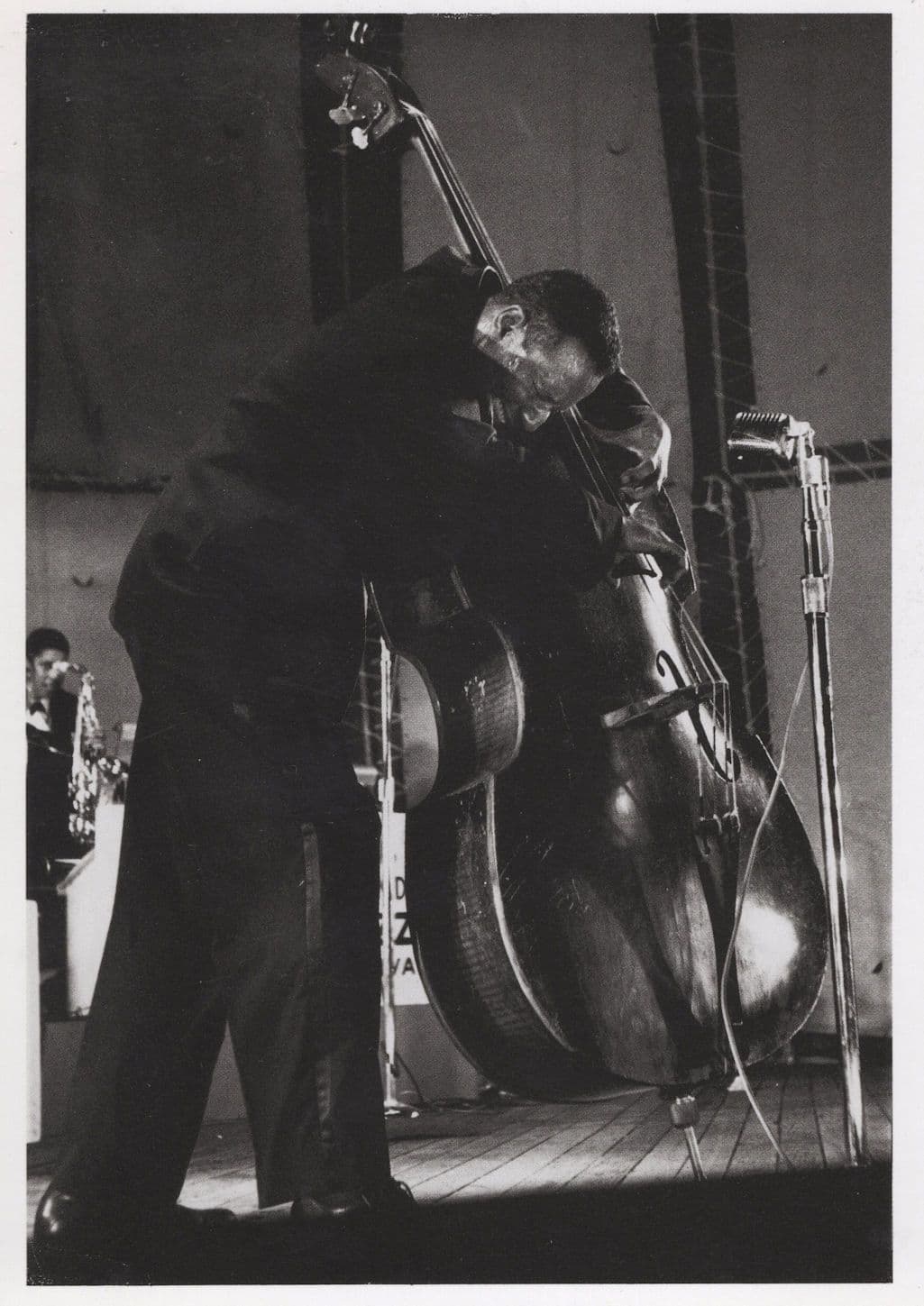 Aaron Bell Of The Duke Ellington Jazz Group Rare Photo Postcard