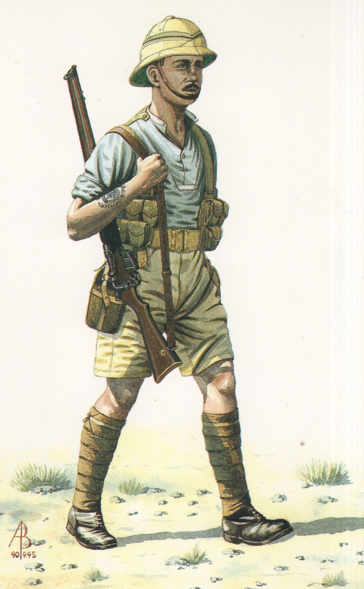 AB10/1 Private 2nd Dorsetshire Military WW1 Regiment Postcard