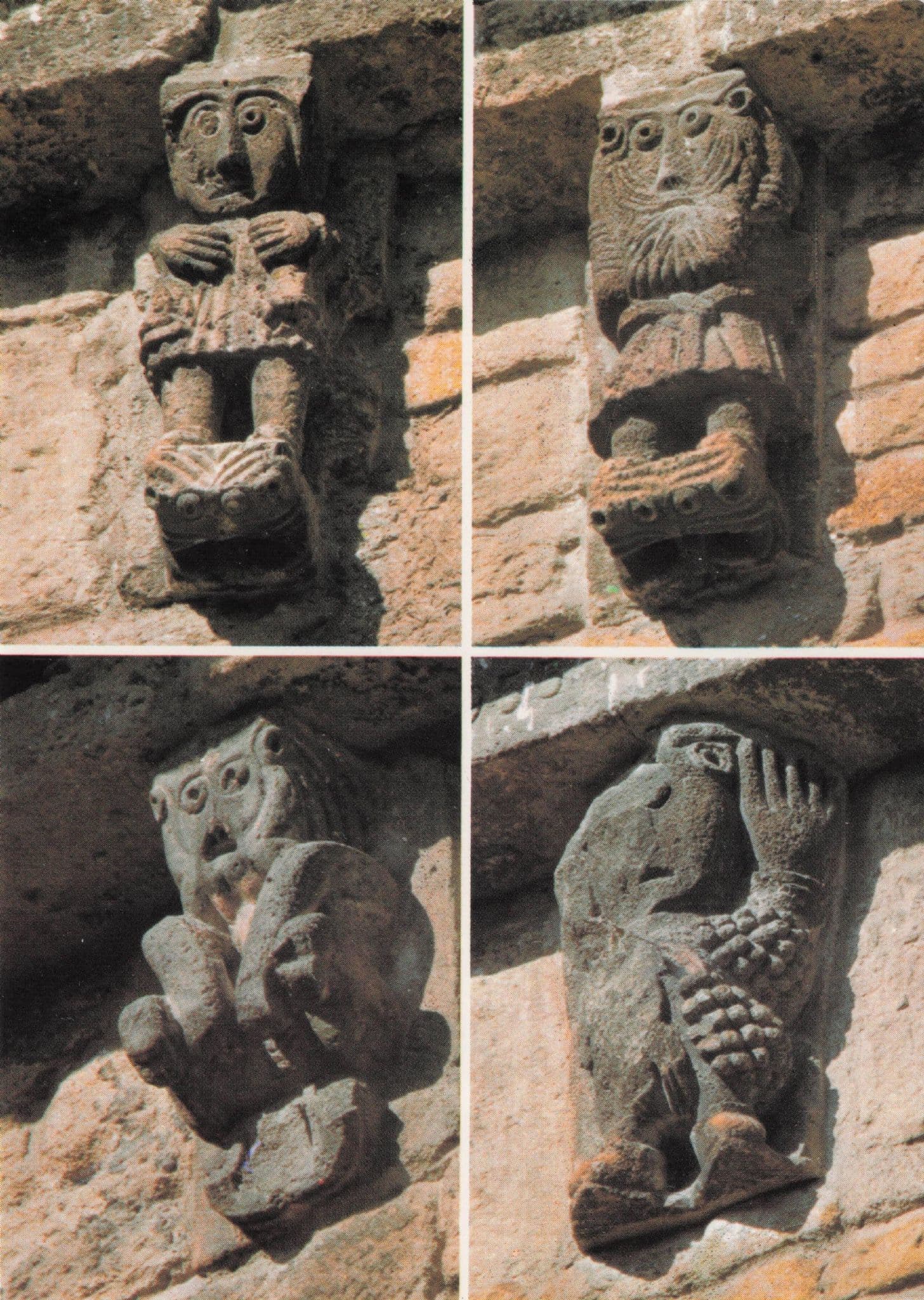 Abbatiale De Payerne Moddilions Transept Sud French Sculpture Postcard