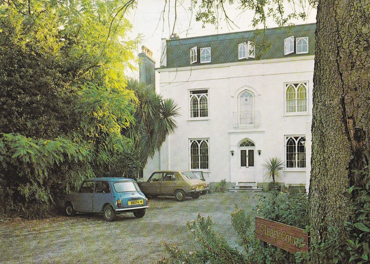 Abbey Court Hotel St Peter Port Guernsey Postcard