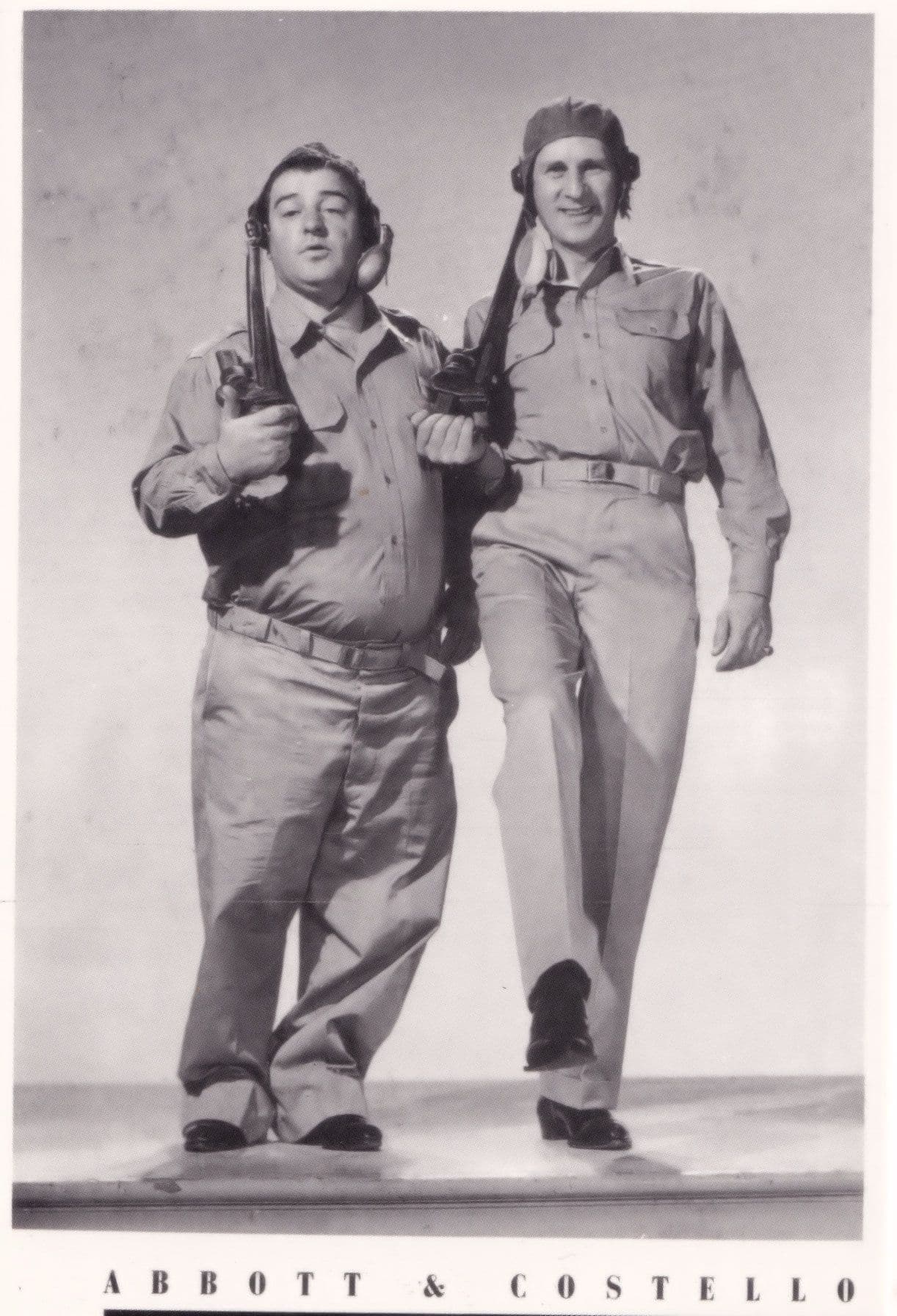 Abbott & Costello Rare French Postcard