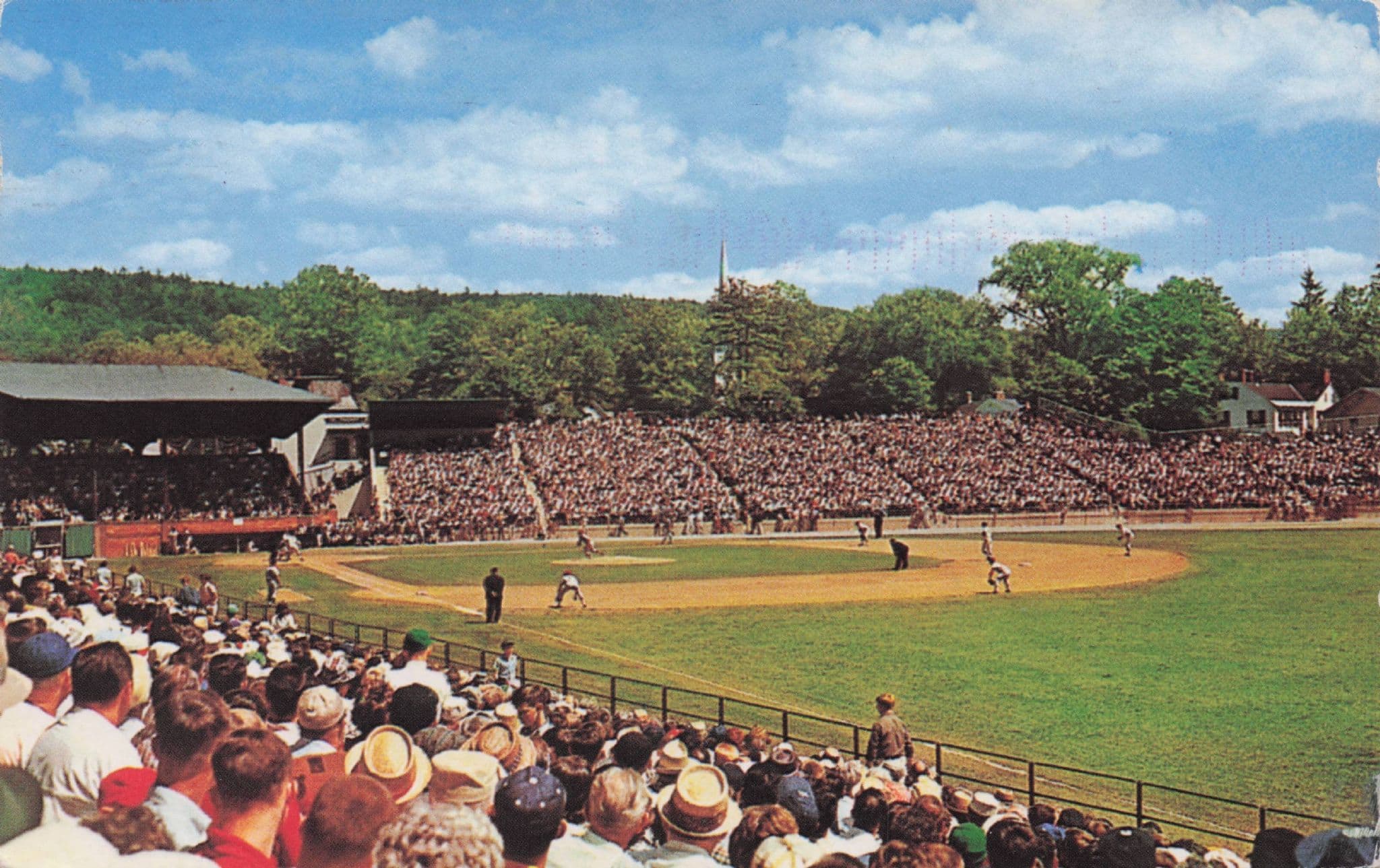 Abner Doubleday Field New York Yankees Baseball USA Postcard