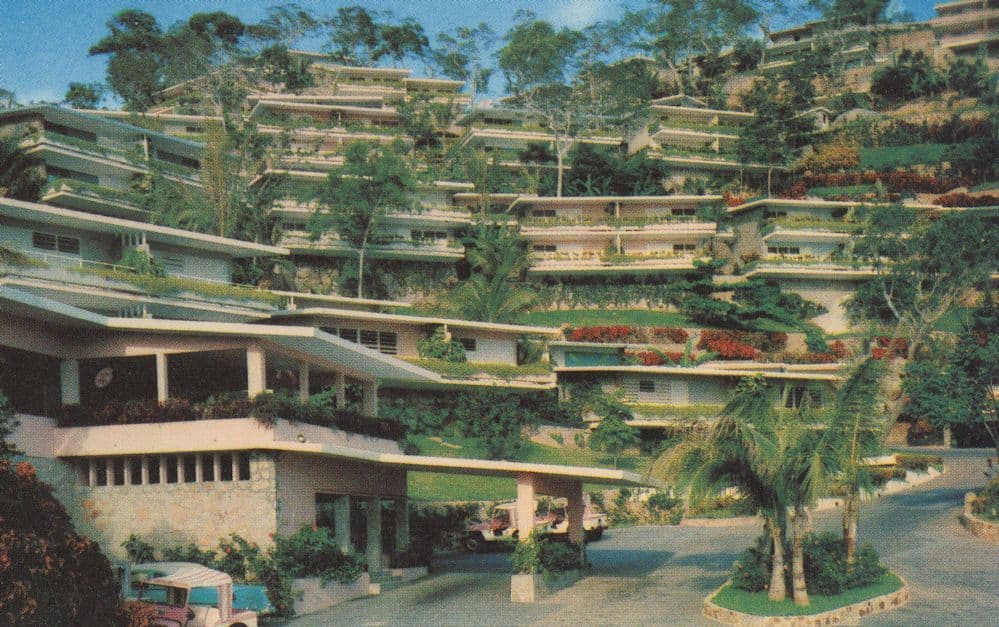 Acapulco Las Brisas Hilton Hotel Mexico Vintage Postcard