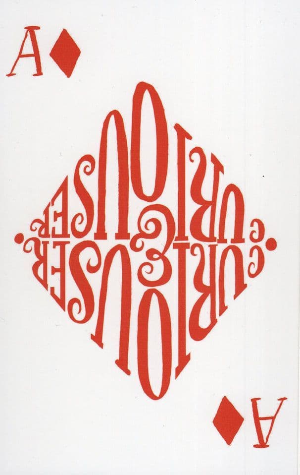 Ace Of Diamonds Playing Card Alice In Wonderland Postcard