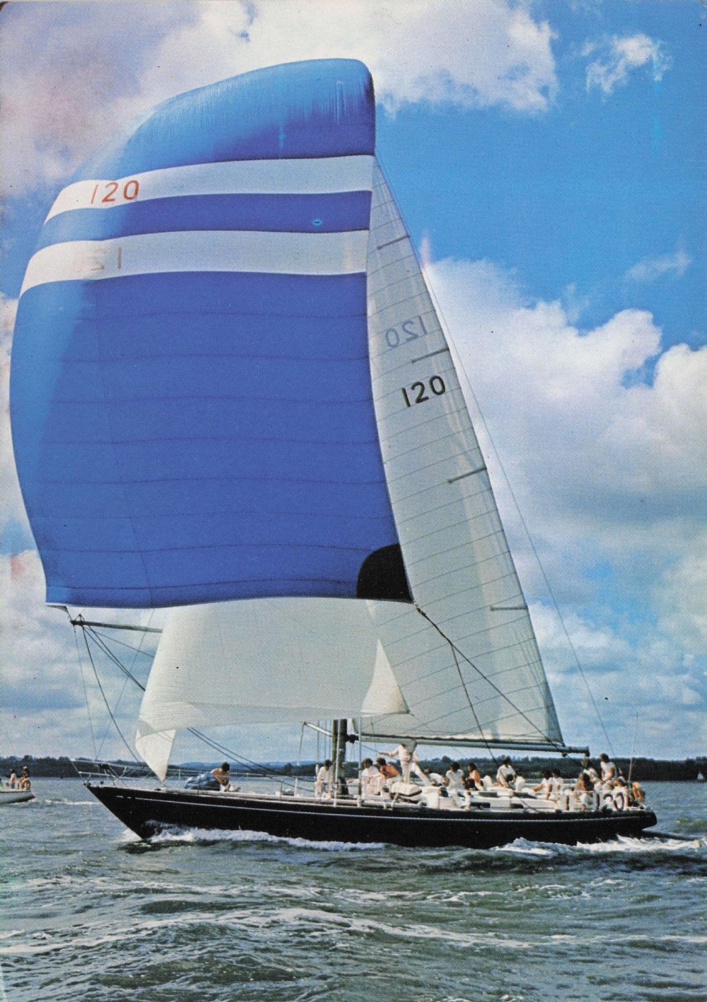 Actaeon Of Hamble Cowes Regatta Racing Sailing Boat Southampton Postcard